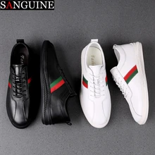 Sanguine/Новинка года; мужская повседневная обувь размера плюс из натуральной коровьей кожи на плоской подошве; Мягкая Обувь На Шнуровке; модная мужская обувь; удобная Высококачественная обувь