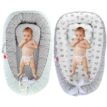 88*53 см детское гнездо кровать портативная кроватка дорожная кровать Младенческая Детская Хлопковая Колыбель для новорожденного ребенка люлька бампер