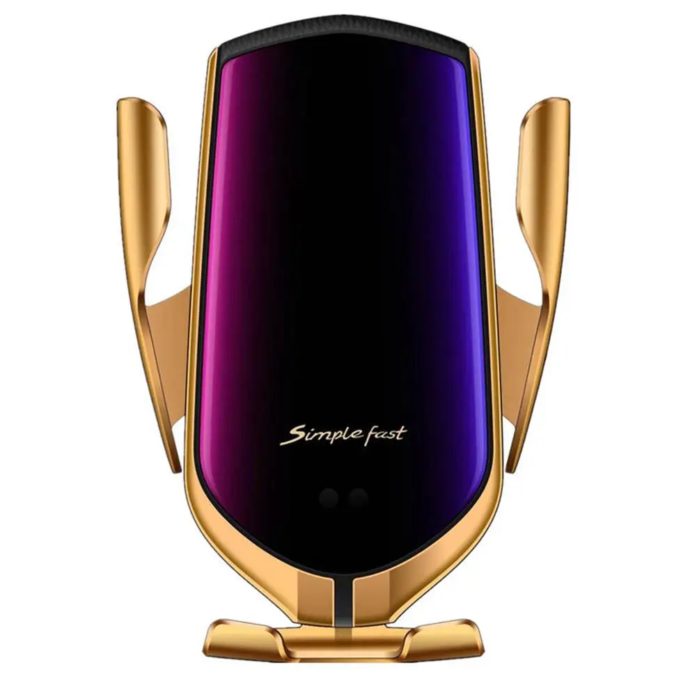 

Magic Clip R1 Car Wireless Charger One Button Car Search Positioning 2.5 Glass Mirror Phone Holder Car Fast Charger Automatic