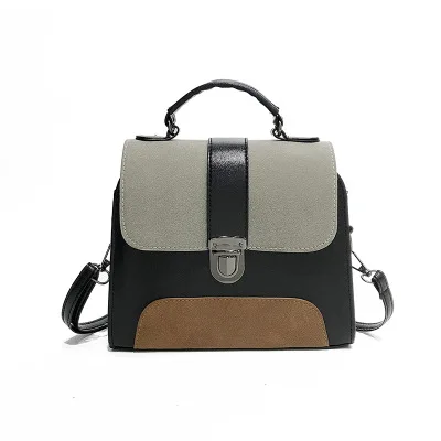 light grey ELVASEK, новинка, женская маленькая квадратная сумка, Ретро стиль, простая сумка, женская сумка через плечо, хит, цветные сумки CC2367 - Цвет: light grey