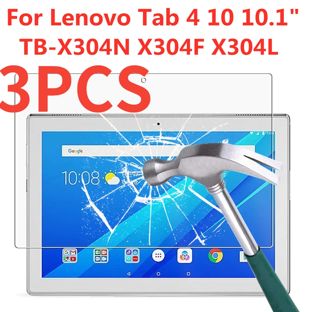 Закаленное стекло для Lenovo Tab 4 10 1 дюйма 3 шт. | Компьютеры и офис