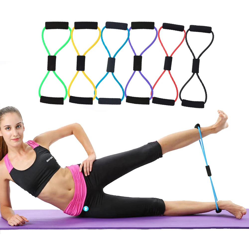 8 слов Фитнес Веревка резинки для фитнеса эластичная лента оборудование