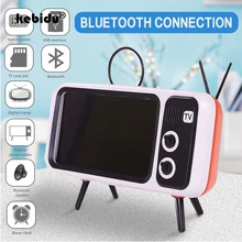 Стерео Bluetooth динамик мобильный телефон кронштейн Фильмы ТВ музыкальный плеер Ретро карманный домашний аудио электрический портативный мини динамик s