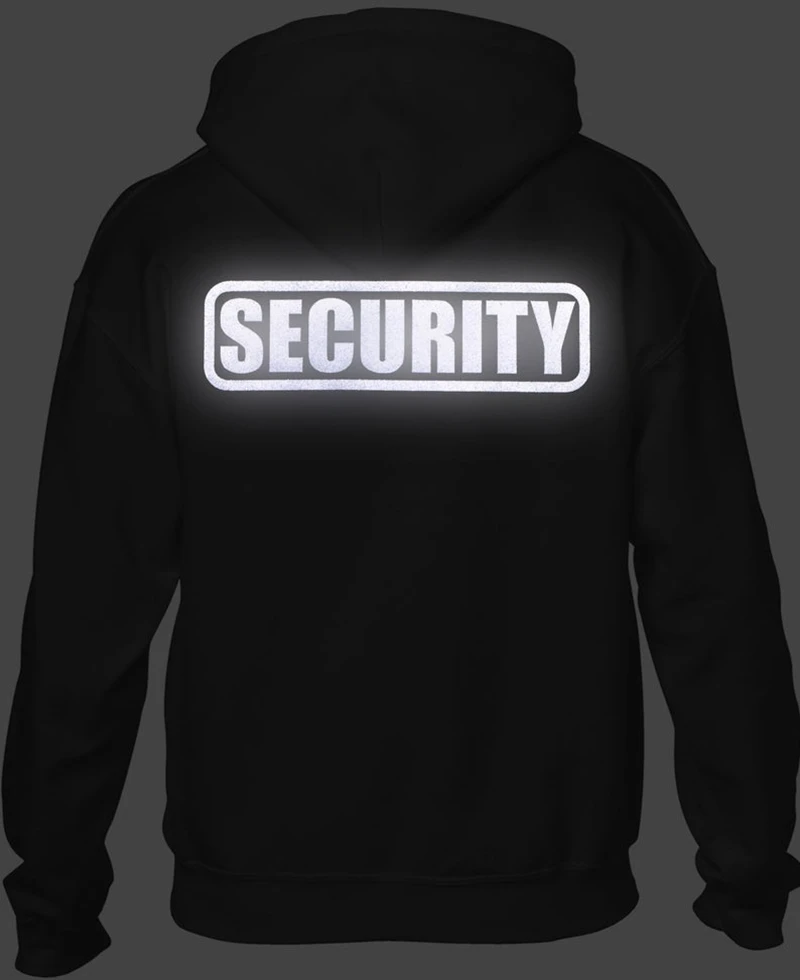 Men's Hoodies Reflective Hoodies Sweatshirts With Security Unisex Jacket Thick Fleece Fashion Tops men fleece jacket