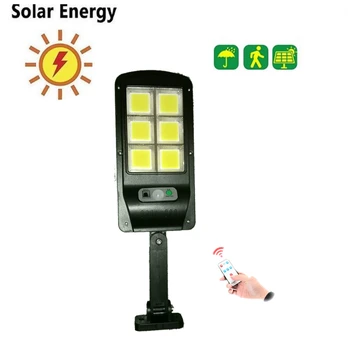 

solar light lamp floodlight reflector Panel Powered LED Radar Sensor Wall Outdoor Garden Patio Porch Aisle Decoration Landscape