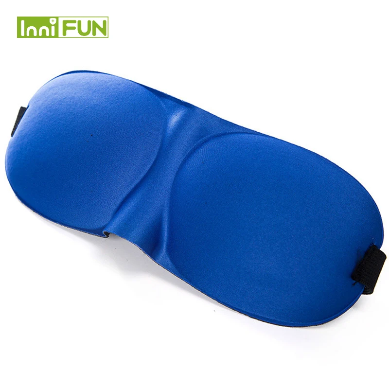 Blue 10 шт., 3D маска для сна, мягкая маска для сна, для век, с повязкой на глаза, для дома, офиса, путешествий, Уход за глазами - Цвет: Blue