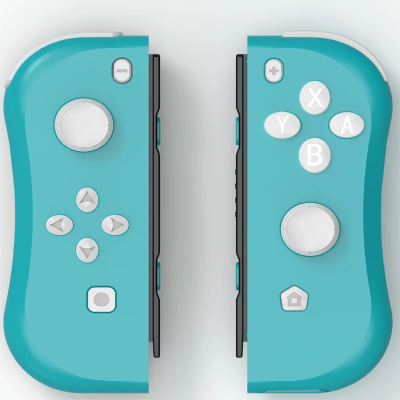 AS shown Желтый и зеленый для NS Joy-Con(L/R) Беспроводные игровые контроллеры Bluetooth Красный Синий геймпад джойстик для консольный переключатель Nintendo - Цвет: AS shown