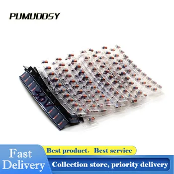 

130PCS/LOT 13 kinds Each 10pcs ZM4728A - ZM4753A SMD Diode Set 3.3V-36V LL41 SMD Zener Diode Kit 1W 3V3-36V each 10 pcs