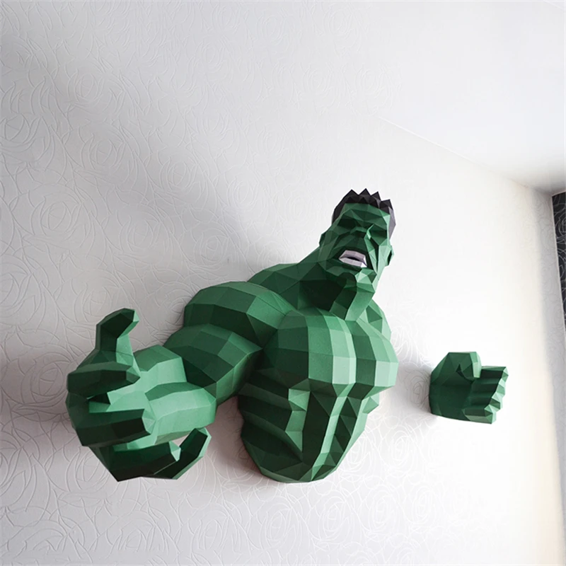 70 см 3D Пазлы Бумажная модель настенная скульптура игрушечная Бумага Ремесло