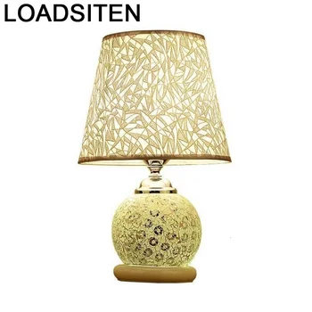 

European Chambre Fille Bed Crystal Cabeceira Tafellamp Lamp Luminaria De Mesa Abajur Para Quarto Deco Maison Table Bedside Light