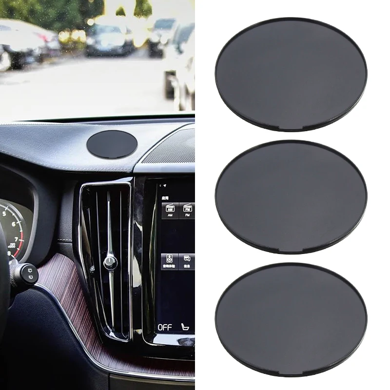72mm Car Dashboard Disk Plate Mount Adhesive Mounting Disk For Smartphone/Car Camera/GPS Suction Etc Car Accessories 1/ 3 Pcs phone holder mobile phone holder gps holder gps suction cup mount driving recorder holder