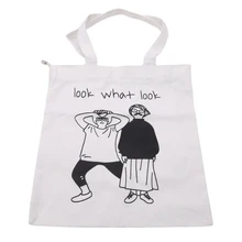 Сумка-тоут на заказ с принтом для покупок, дизайн, белая молния, унисекс, модные дорожные холщовые сумки, Большая вместительная сумка-тоут