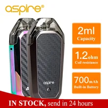 Электронная сигарета Aspire AVP комплект Vape Pod 2 мл распылитель 1,2 Ом катушка встроенный аккумулятор 700 мАч vaporizador Vaper VS minifit комплект
