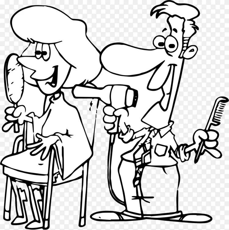 美容师美容院时装设计师剪贴画美发师