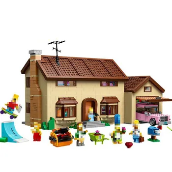 

2575Pcs Movie Toys 16005 Simpsons House Building Block Brick Compatible lepining 71006 Model Toys for Children Birthday Gift