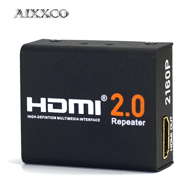 Усилитель сигнала AIXXCO Mini HDMI 2 0 с поддержкой 3D форматов 2160P 4K x 2K @ 60 Гц|hdmi matrix switch