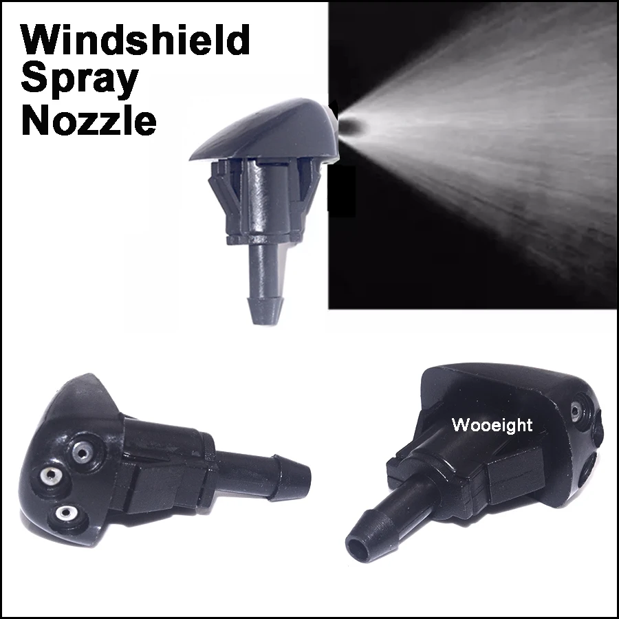 1Pair Car Windshield Wiper Washer Spray Nozzle Fit For Hyundai Accent