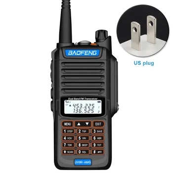 

Walkie Talkie Portable Handheld Two Way Sea Land High Power LCD Display 20W 20km Radio 128 Channel IP68 Waterproof UV Dual Band