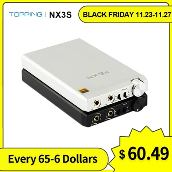 

TOPPING NX3s Portable USB Headphone Amplifier OPA2140 IME49720 Mini HIFI Headphone Amp Audio 3.5MM TOPPING NX3
