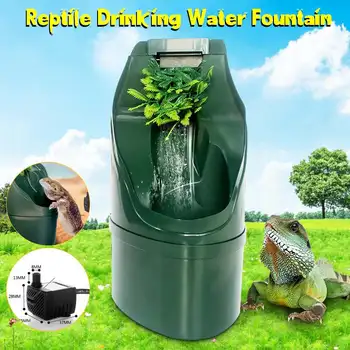 

180x275cm Reptile Drinking Water Feeder Filter Fountain Feeding Chameleon Lizard Dispenser Terrarium Reptiles Feeding Supplies