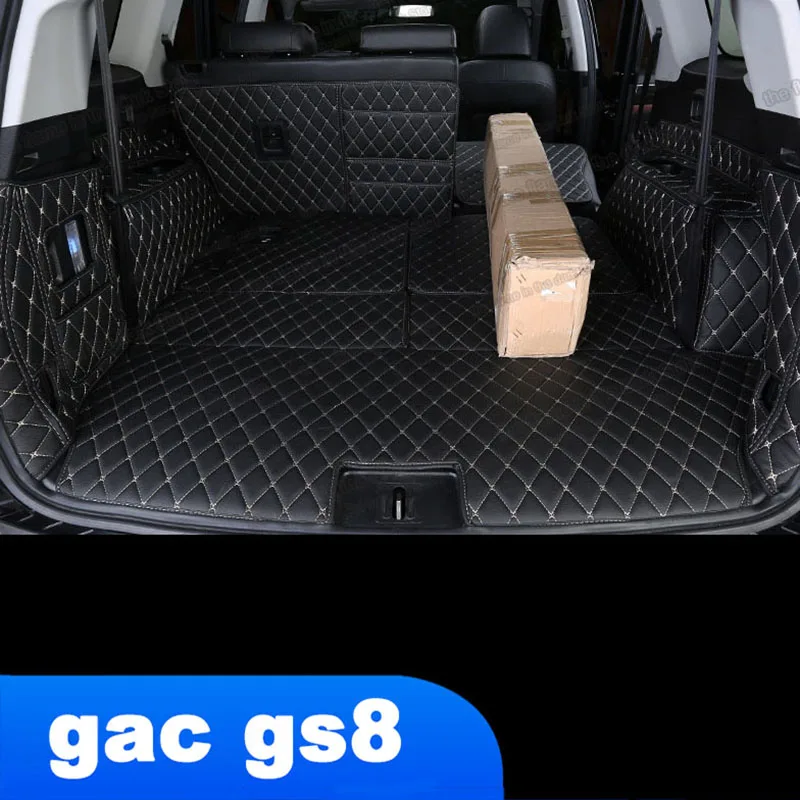 Роскошный Коврик для багажника автомобиля из волокнистой кожи Trumpchi Gs8 2017 2019 2020 2021