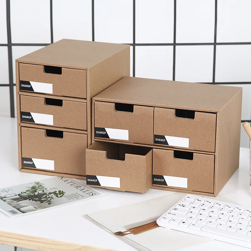 

Paper drawer storage box desk creative document sorting rack simple bookstand document storage box magazine rack file organizer