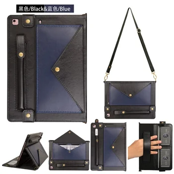 

Case For IPad 10.2" 2019 Tablet Protective Funda Smart Stand Cover for iPad 7th Generation Color matching PU Leather Coque+pen