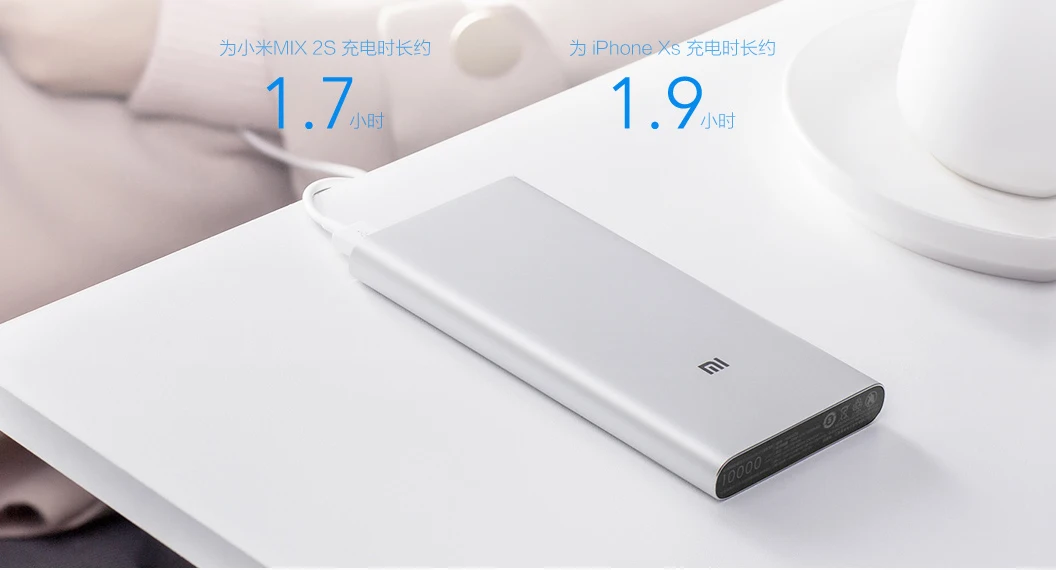 Xiao mi 10000 мАч power Bank 3 USB-C двухсторонняя Быстрая зарядка двойной входной выход PLM12ZM Xiao mi 10000 мАч power bank