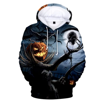 

New 3D Print All Saints'Day Hoodies Harajuku Hallowmas Sweatshirts 3D Cartoon All Hallows'Day Hoodie Men/women Pullovers Clothes