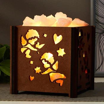

Salt Lamp with dimmer "basket B Angels" E14 15 W 14x14x18 cm 5218982