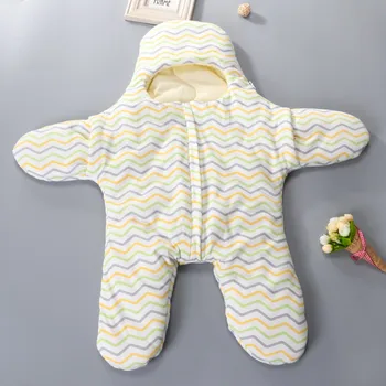 

Baby Stroller Sleeping Bag Winter Warm Sleepsacks Robe For Infant Starfish Wheelchair Cotton For Newborns Footmuff Baby Sleep