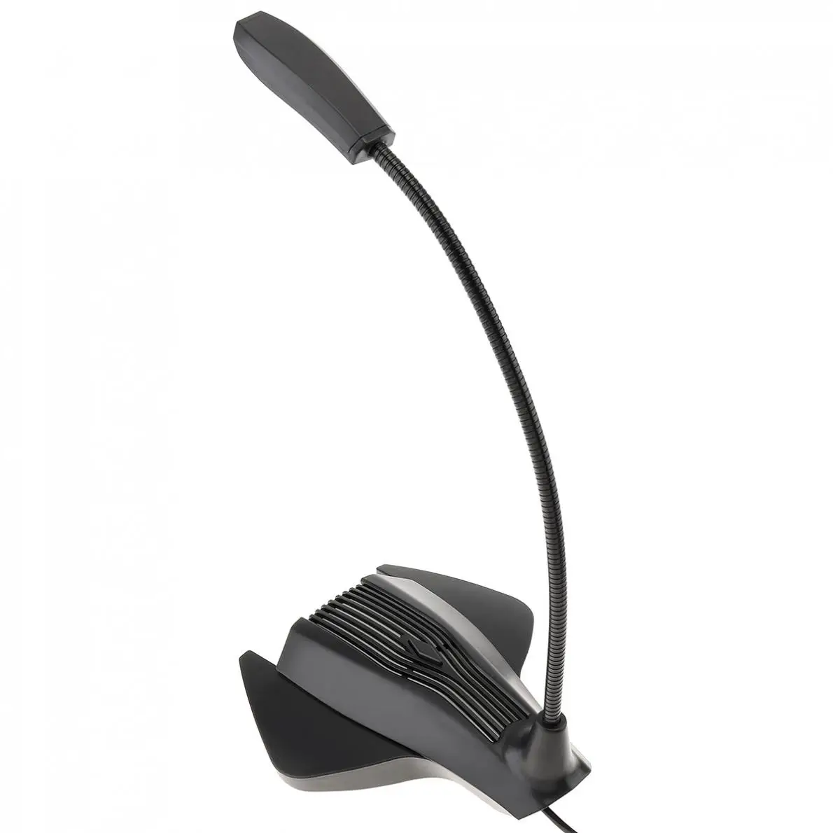 Настольный микрофон DC 4,5 V USB HD с шумоподавлением, компьютерный игровой микрофон с семью цветными огнями