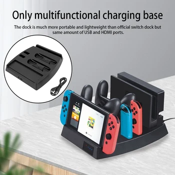 

Charging Dock Game Table Console Pocket TV PD Protocol HDMI USB Charging Dock Stable Port For Switch accessories