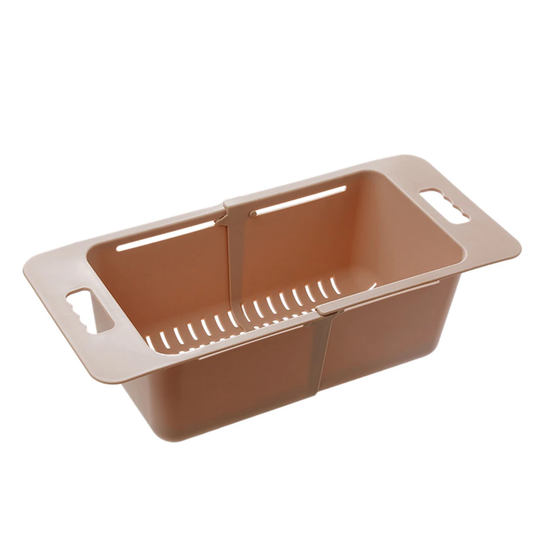 

Plastic Retractable Drain Basket Vegetable Fruit Washing Draining Rack Kitchen Strainer - Nordic Pink
