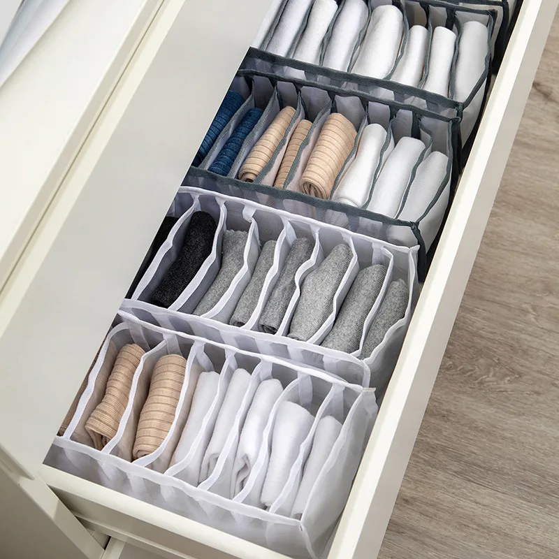 

New Underwear Bra Organizer Storage Box Drawer Closet Organizers Boxes For Underwear Scarfs Socks Bra Hot Sale