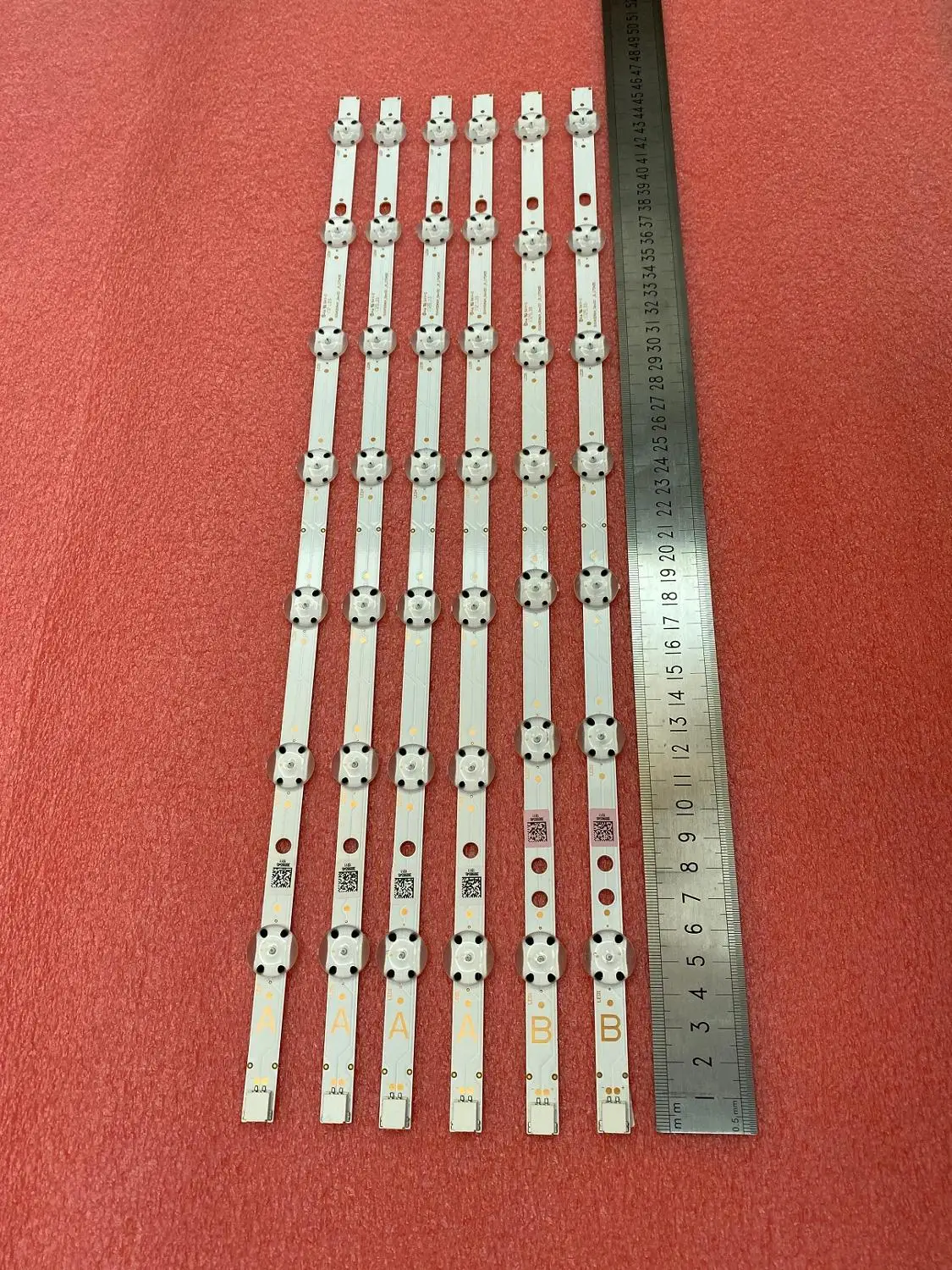 

5set=30pcs LED Backlight strip For Toshiba 49R6010 49U5863DB 49U6863DB LUX0149003 LT-49C870 VES490QNDS-2D-U12 N12 SVV490A64 A B