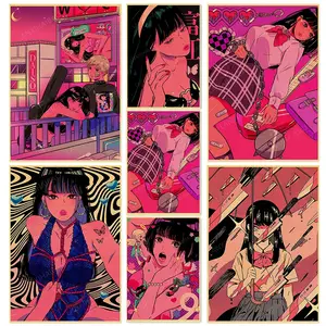  Classroom of the Elite Poster Print,Anime Wall Decoration,Girl  Art Poster,Pink Hair Art Print,School Uniform Artwork,Airi Sakura  Watercolor Print : Handmade Products