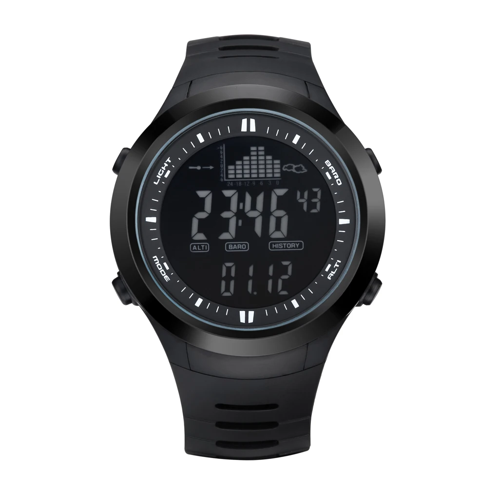 

Professional Fishing Watch Men Smart Sports Watch Alarm Fishing Altimeter Barometer Thermometer Weather Forecast Stopwatch