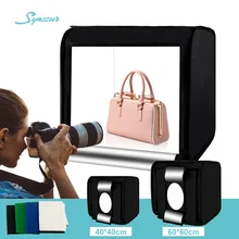 Folding Softbox Backdrops Light-Tent Product Photography Photo-Studio Home Led with 4-Colors