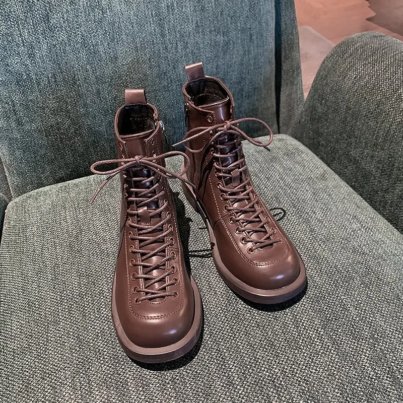 2020 Boots Female Women Shoes Winter Boots Ankle Short Plush Warm Shoes 35 To 40 Brown Black Zipper Female Boots Women's Shoes 2020 Boots Female Women Shoes Winter Boots Ankle Short Plush Warm Shoes 35 To 40 Brown Black Zipper Female Boots Women's Shoes
