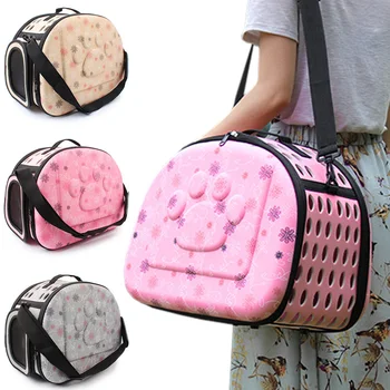 

42*26*32cm EVA Foldable Pet Carries Bags For Small Dogs Singles Portable Breathable Transport Box Cat Puppy Dog Travel Handbag