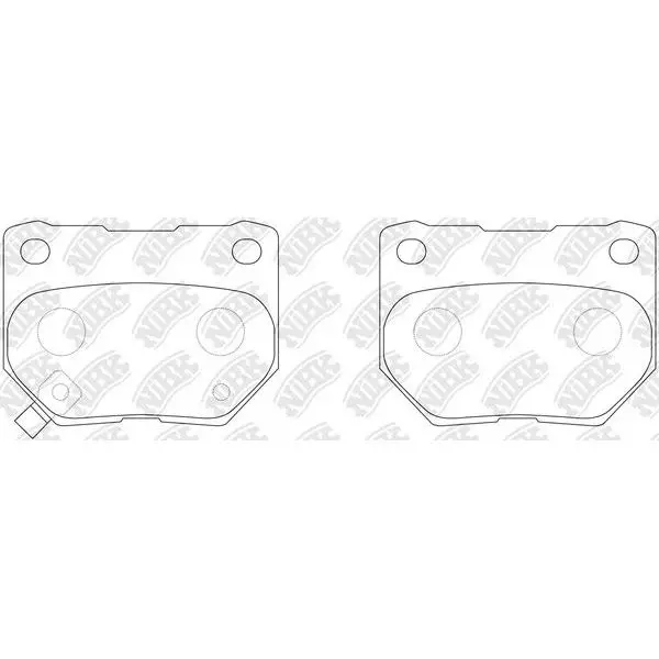 Колодки дисковые задние Subaru Impreza 2.0/2.5 97 08 NIBK PN78|Тормозной цилиндр| |