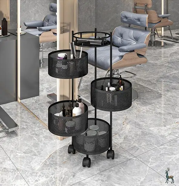 Light luxury beauty salon hair salon trolleys small tools bar barbershop ironing nail special removable