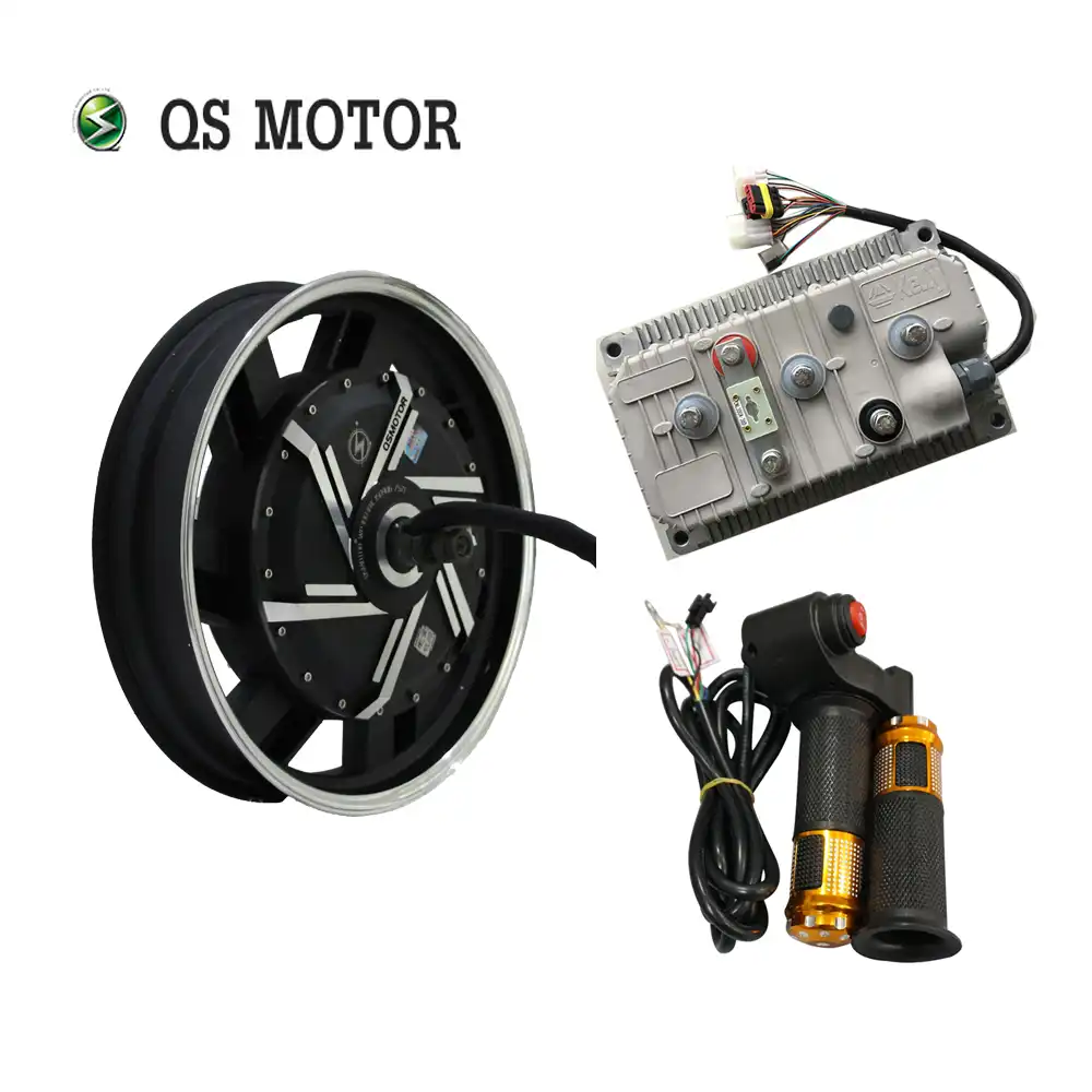 8000W 72V 17inch Electric motorcycle Motor Conversion Kits with Kelly
