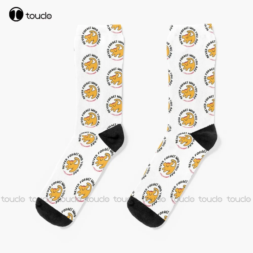 

Never Forget Who You Are Socks Softball Socks Unisex Adult Teen Youth Socks Personalized Custom 360° Digital Print