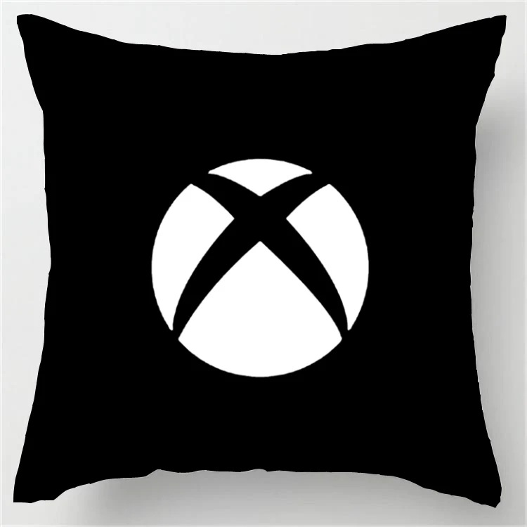 Квадратная Наволочка на молнии крутой арт-дизайн Xbox в винтажном стиле | Дом и сад