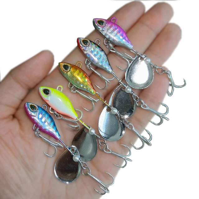 New Arrival 1PCS 7g/10g/14g Metal VIB Fishing Lure Spinner Sinking