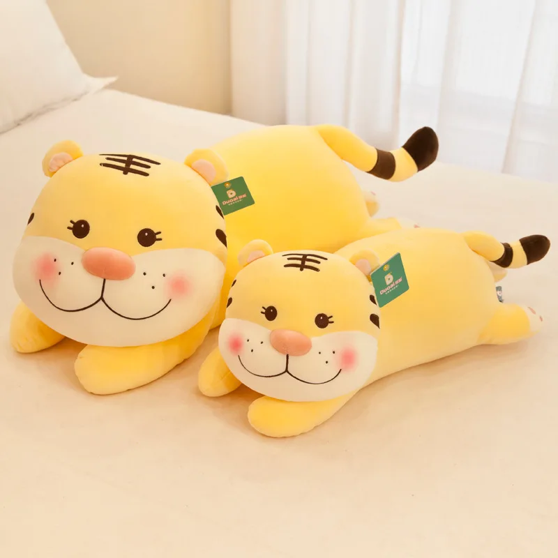 

Customizable Party Version Meng Hu Pajama Pillow Little Tiger Doll Bed Doll Baby to Sleep with Plush Toys