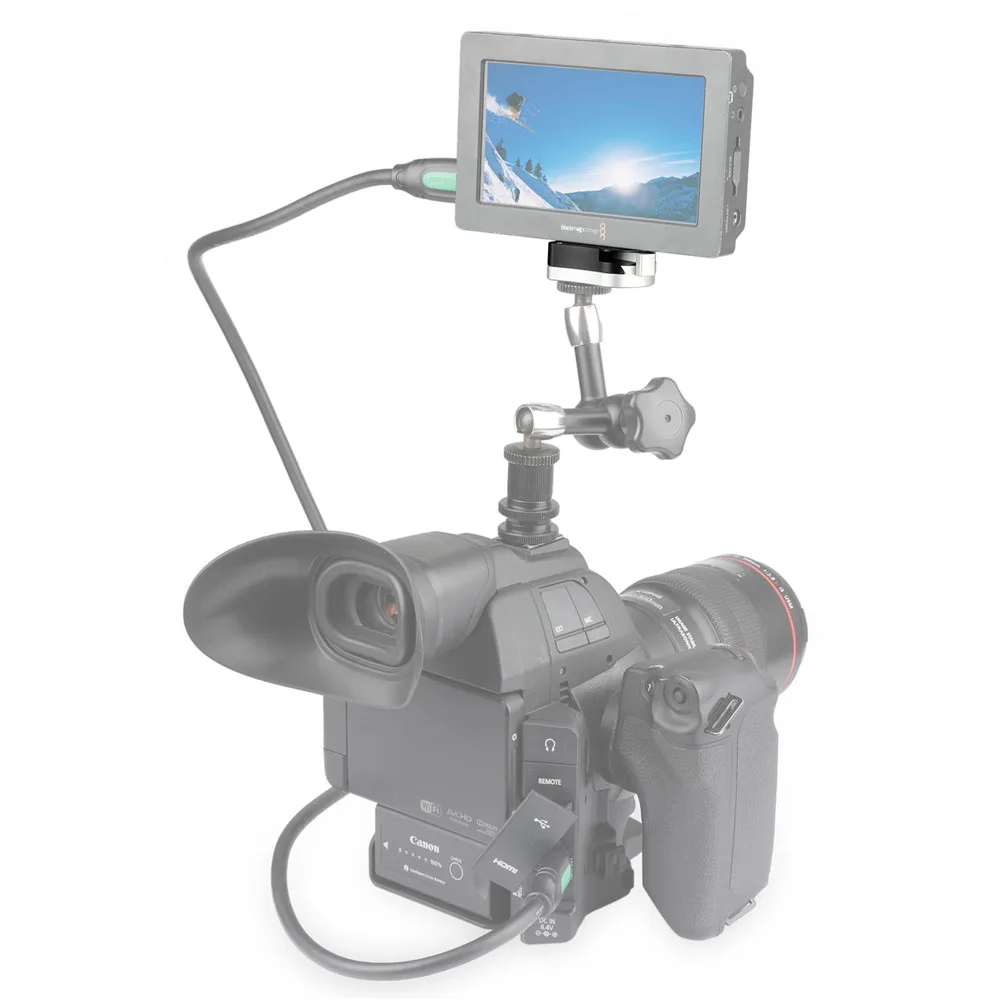 SmallRig s-замок быстроразъемный монтажный узел с резьбовыми отверстиями 1/" и 3/8" для экрана монитора-1855
