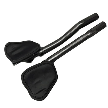 

Triathlon Aerobar Carbon Fiber Bike Bar End Replacement Time Trial Parts Auxiliary Rest TT Handle Cycling Equipment Road Outdoor